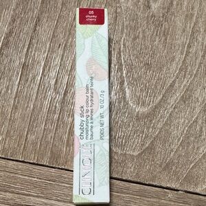 Clinique Chubby Stick Lip Balm - chunky Cherry Red NEW